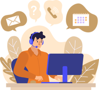 Contact illustration