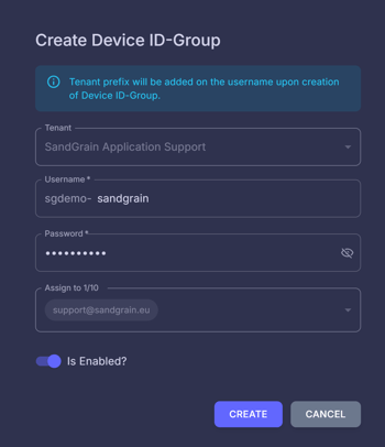 create Device